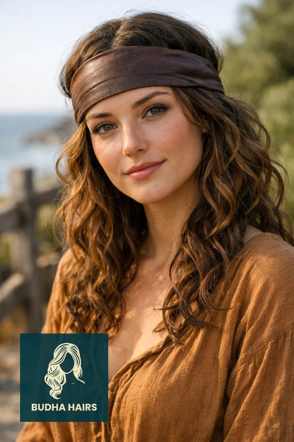50 Pirate Hairstyles for Women - Rugged & Romantic Looks 45 Leather Headband & Loose Curls