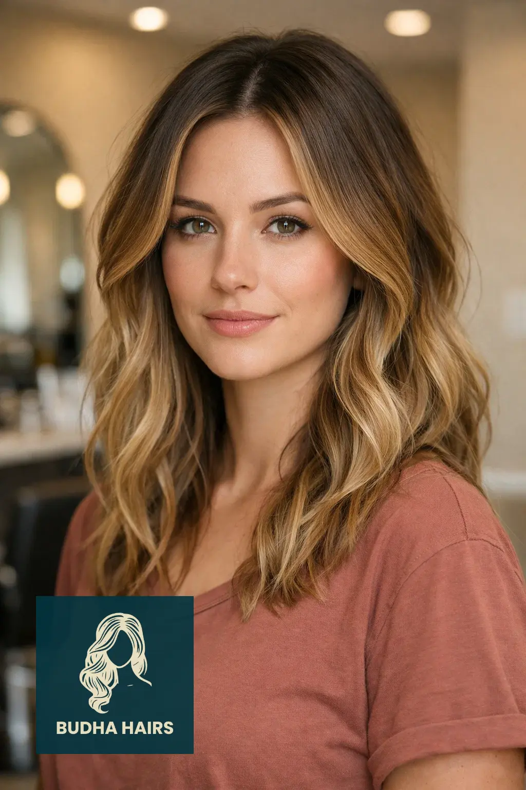 35 Stunning Brown to Blonde Balayage Ideas for a Gorgeous Transformation 7 Lived-In Bronde with Root Shadow