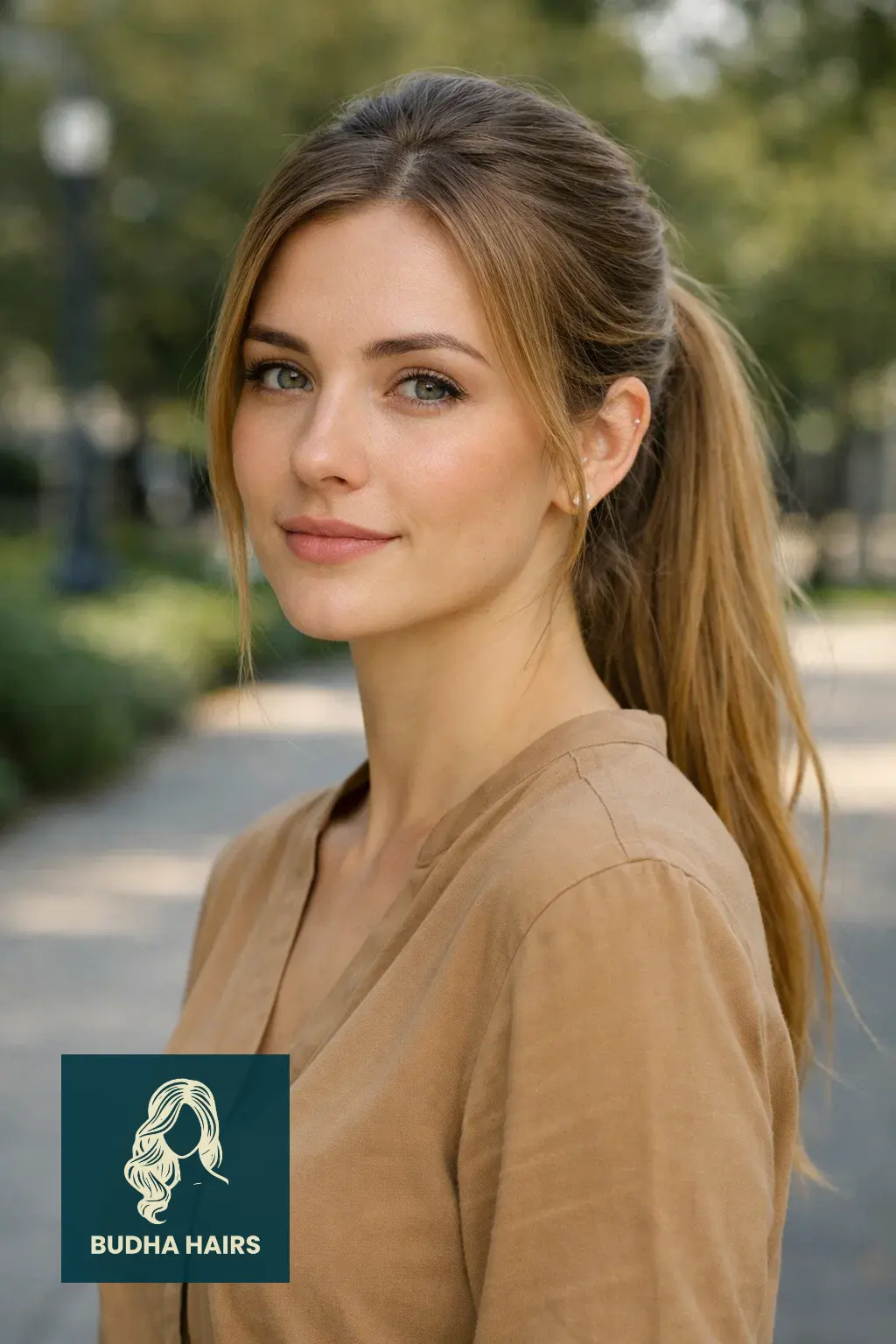 25 Best Long Thin Hair Hairstyles for Maximum Volume & Length 9 Low Ponytail with Volume at the Crown