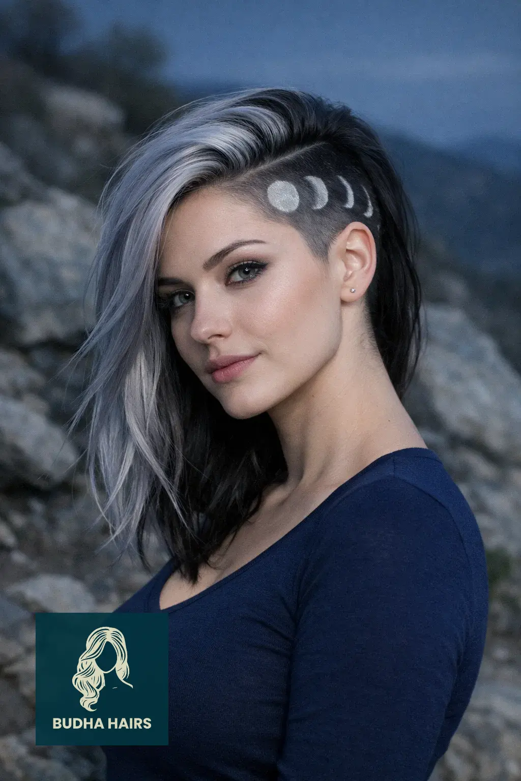 50 Enchanting Witch Hairstyles: Gothic, Modern & Fantasy Looks 26 Lunar Cycle Undercut