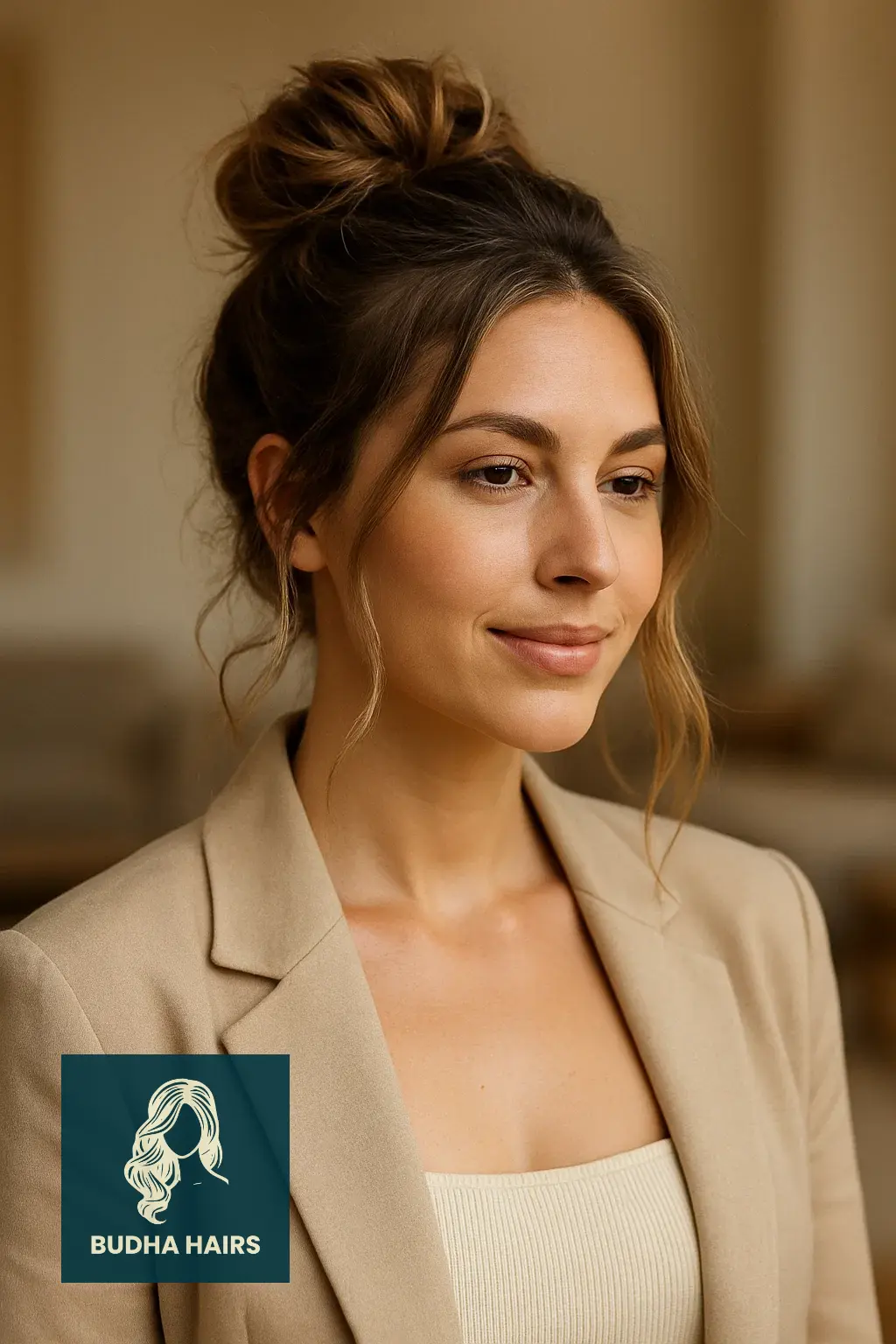 30th Birthday Hairstyles: 35 Stunning Looks for Women 4 Messy Textured Bun