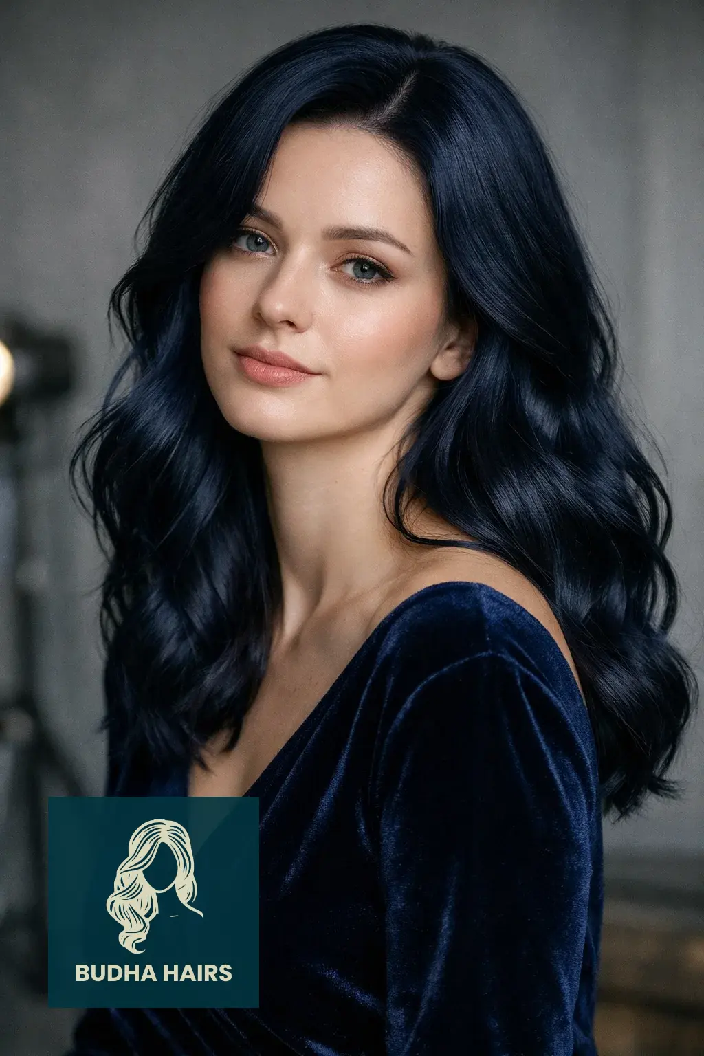 35 Best Vampire Hairstyles for Women - Gothic, Sexy & Scary Looks 16 Midnight Blue Velvet Waves