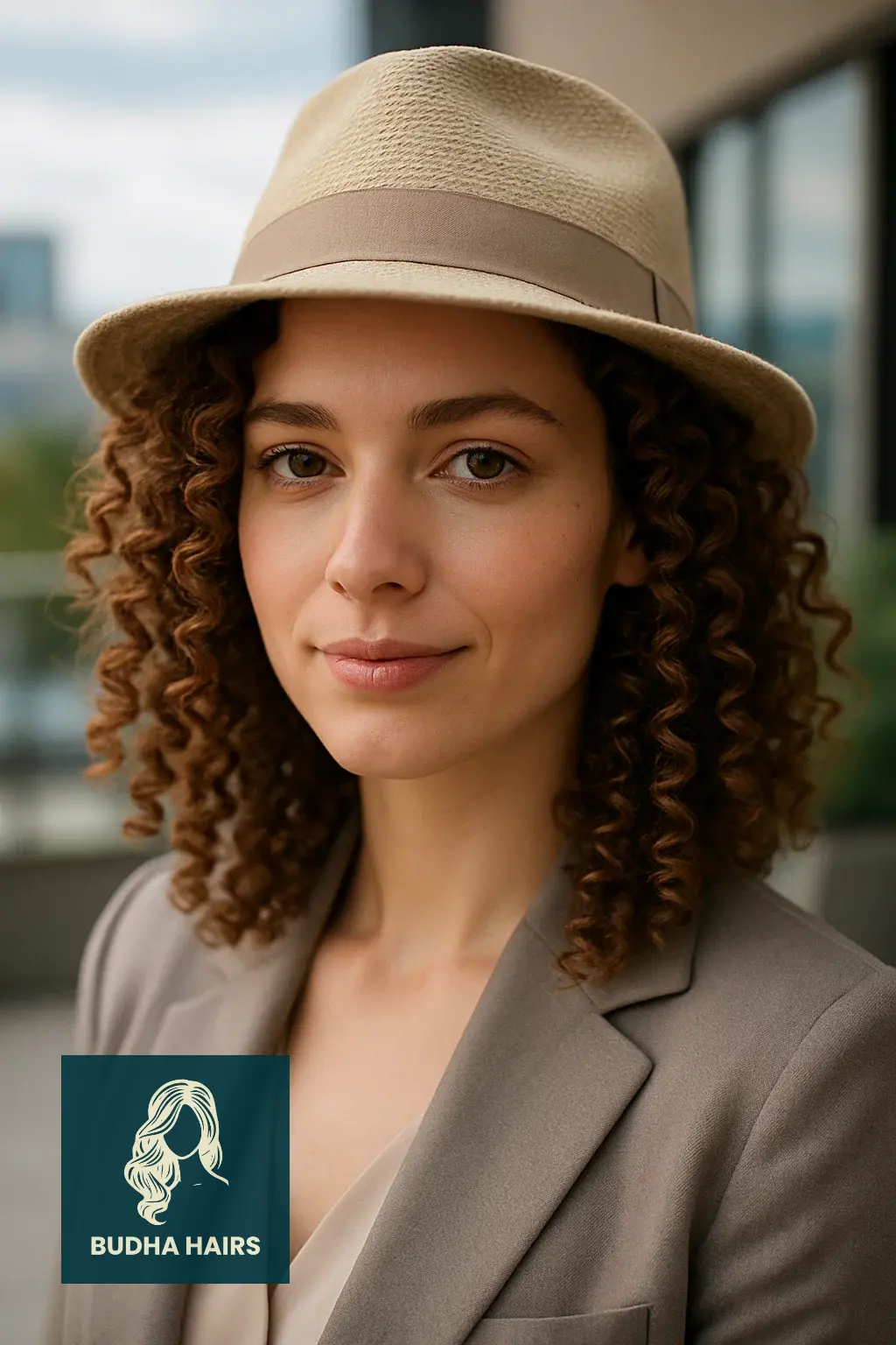 35 Best Hat Hairstyles for Work to Stay Polished & Professional 17 Natural Curls Under a Breathable Work Hat