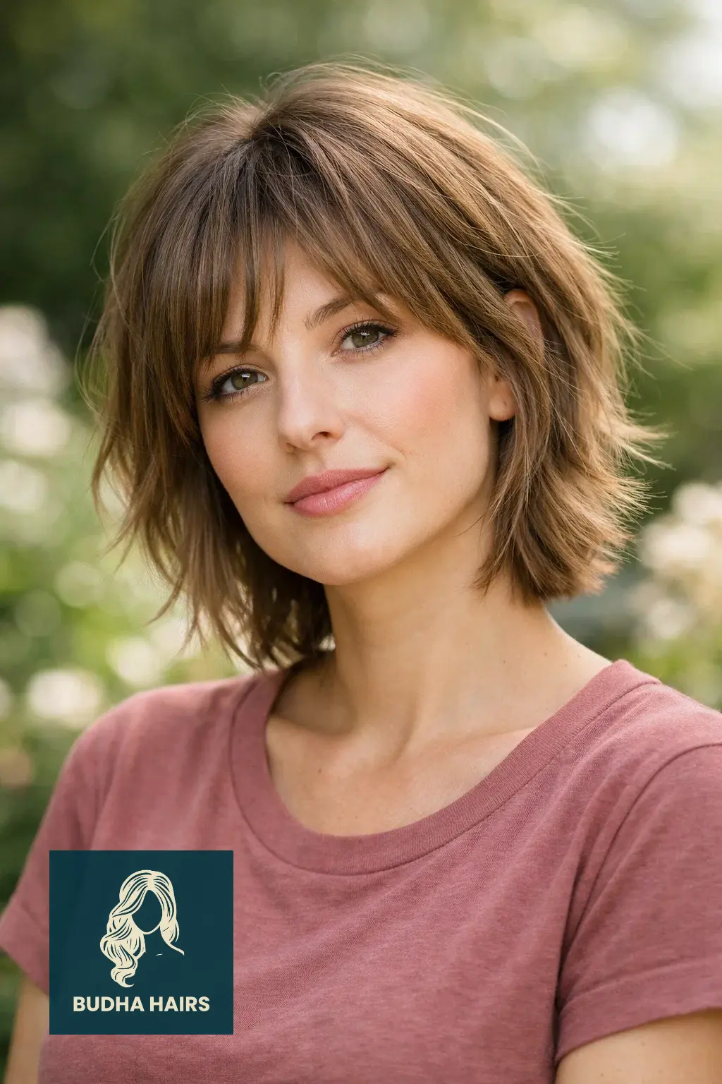 30 Best Shaggy Bob Hairstyles for Fine Hair and Round Faces 19 Neck-Length Shag with Piecey Layers