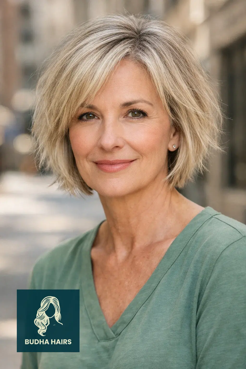 30 Flattering Bobs for Thin Hair for Older Women: Volume & Style 14 Piecey Textured Bob with Root Lift