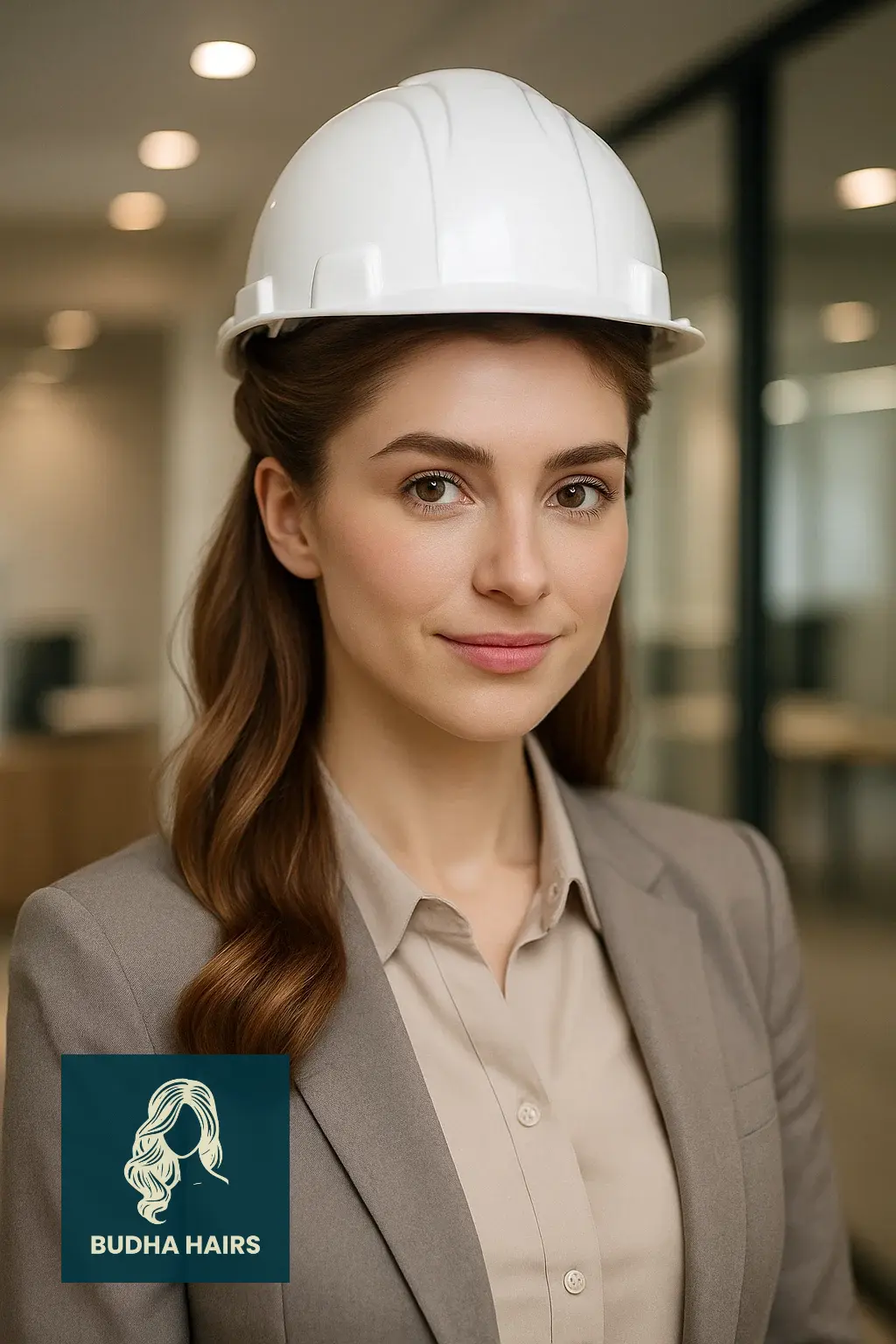 35 Best Hat Hairstyles for Work to Stay Polished & Professional 10 Polished Half-Up Style for Hat-Friendly Workdays