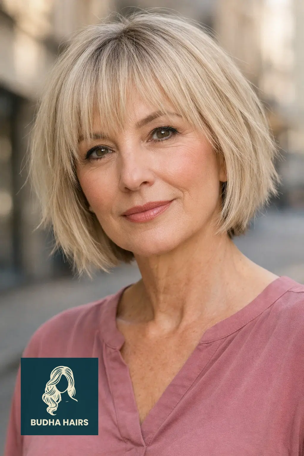 30 Flattering Bobs for Thin Hair for Older Women: Volume & Style 25 Razor-Cut Bob with Wispy Bangs