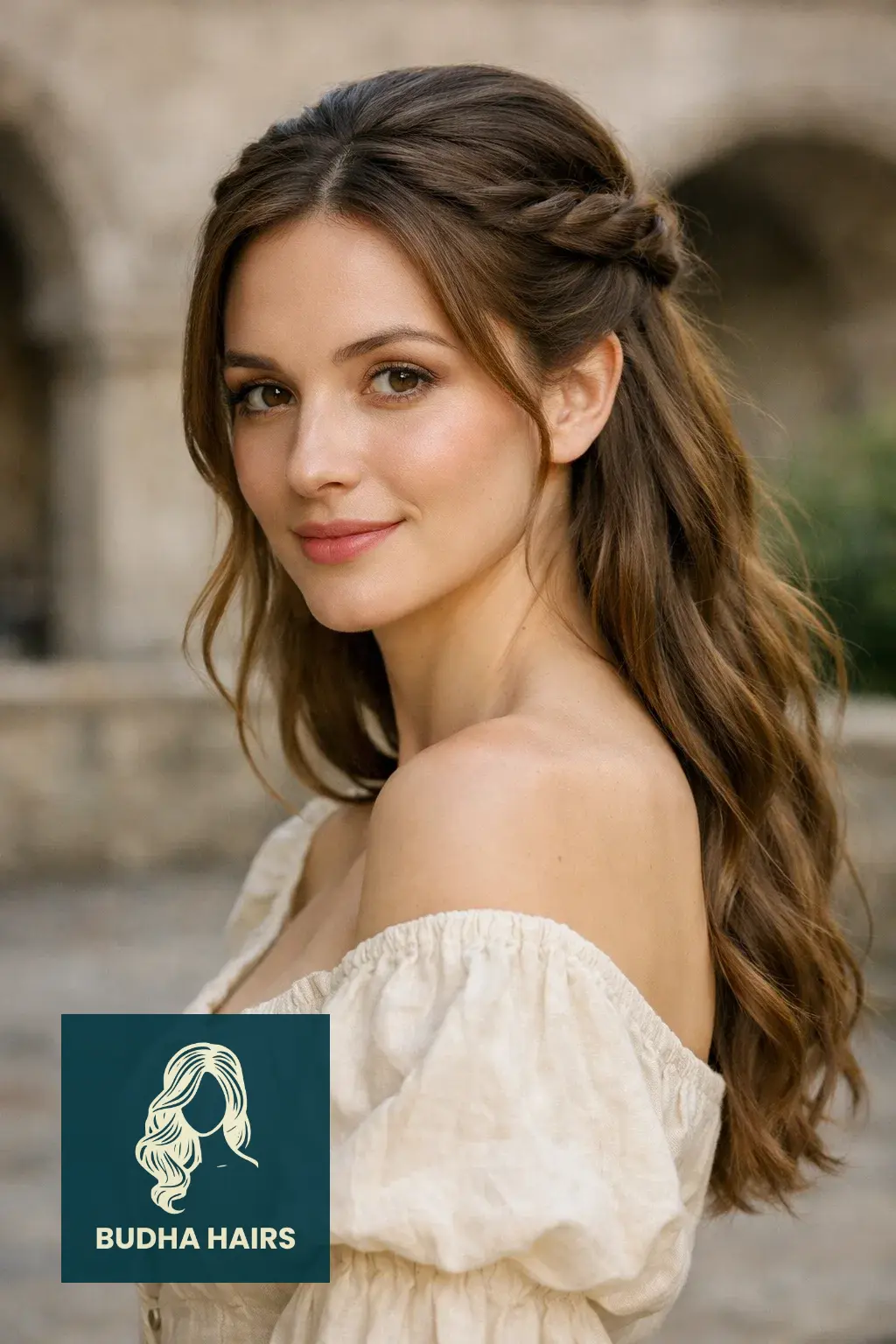 35 Best Vampire Hairstyles for Women - Gothic, Sexy & Scary Looks 10 Renaissance Half-Up Twist