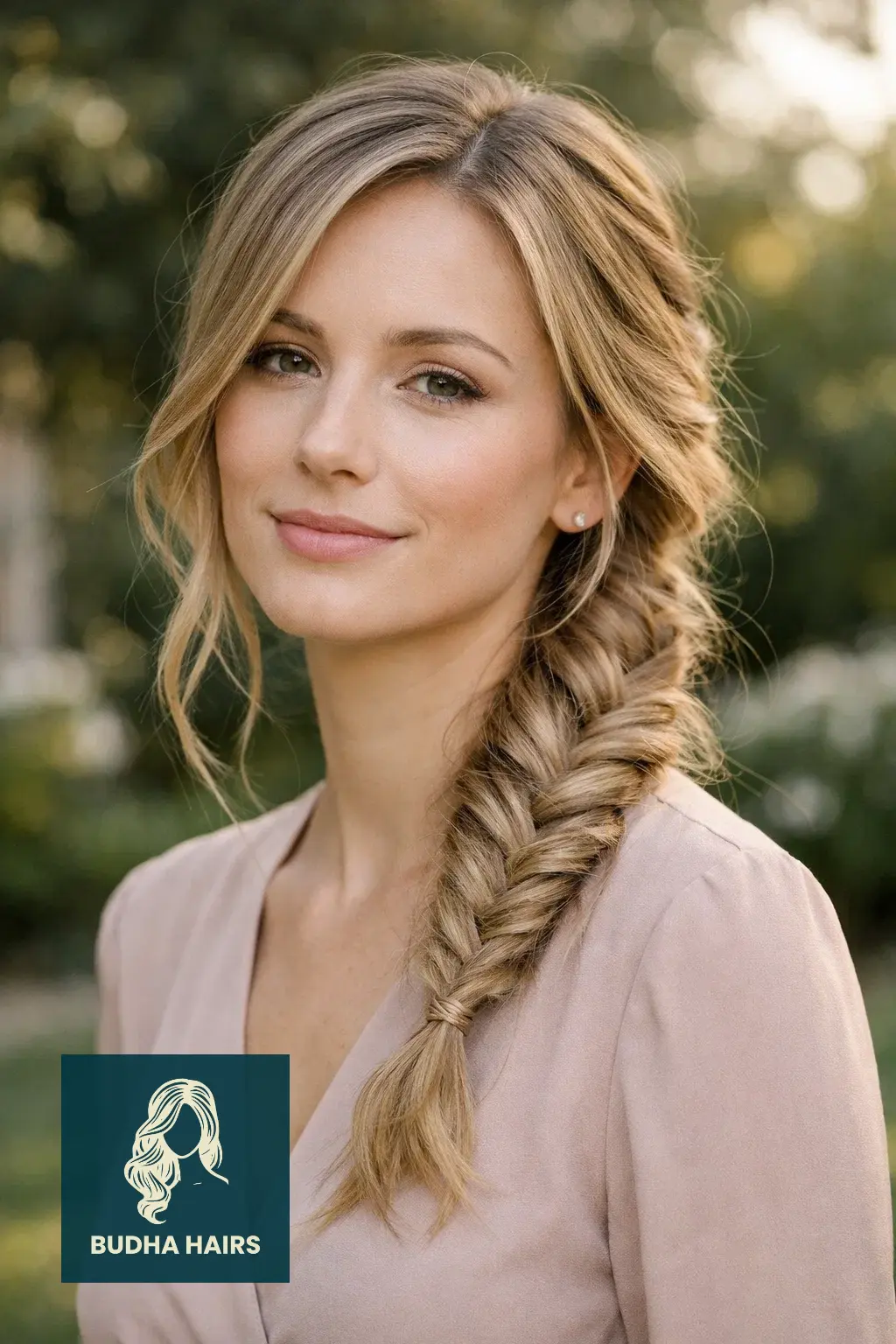 30 Best Formal Hairstyles for Thin Hair for Weddings & Galas 25 Romantic Loose Fishtail Side Braid