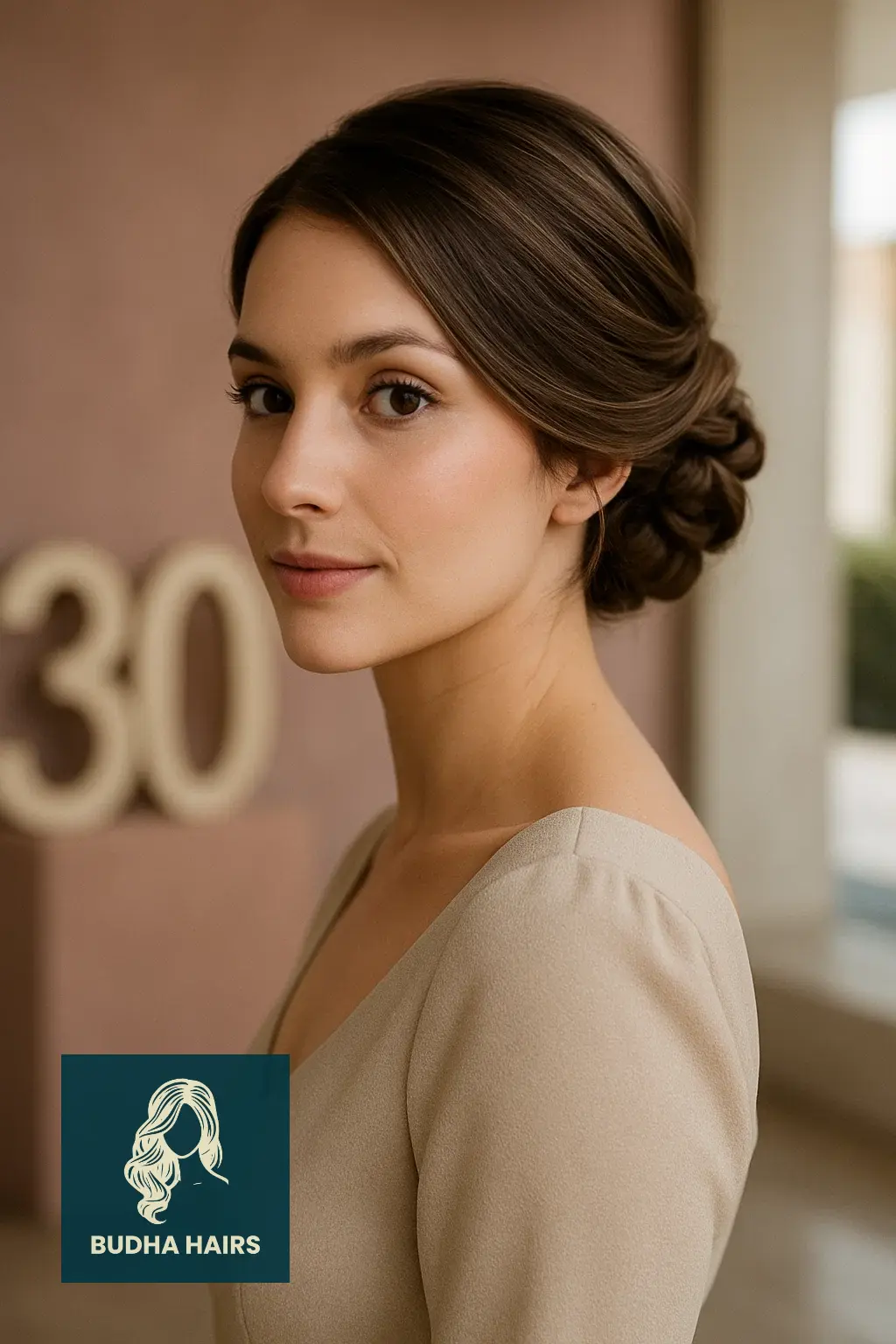 30th Birthday Hairstyles: 35 Stunning Looks for Women 26 Romantic Low Chignon With Soft Twists