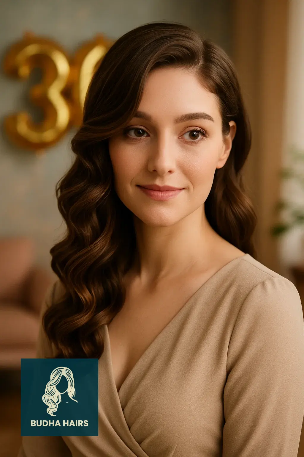 30th Birthday Hairstyles: 35 Stunning Looks for Women 3 Romantic Side-Swept Curls