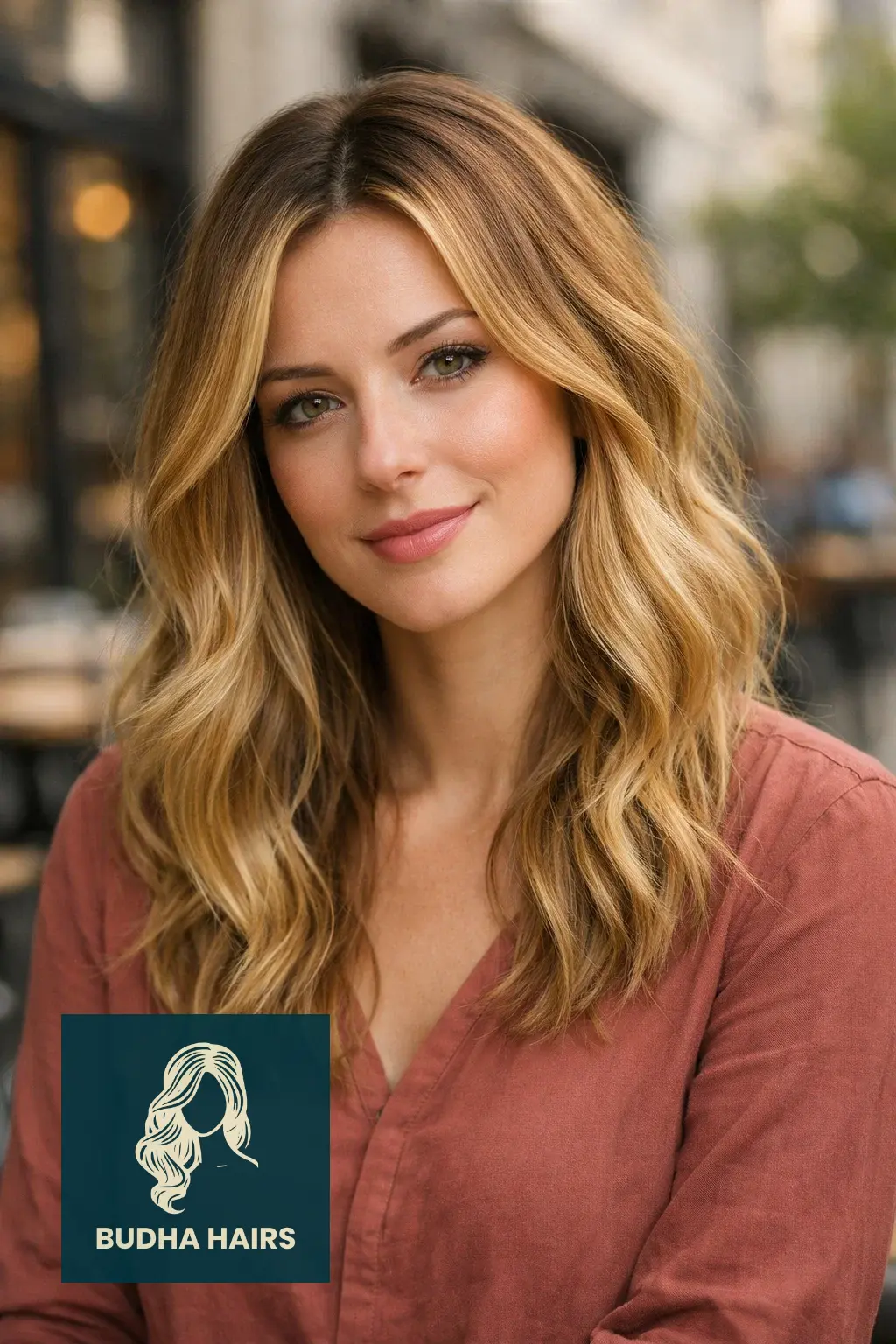 35 Golden Blonde Balayage Looks for a Radiant Shine 9 Root Smudge for Seamless Transition