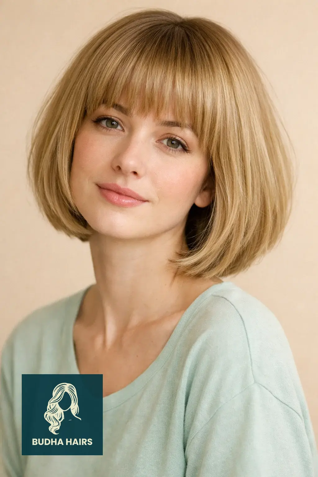 30 Best Hairstyles for Thin Fine Hair for Instant Volume & Body 13 Rounded Bob with Bangs