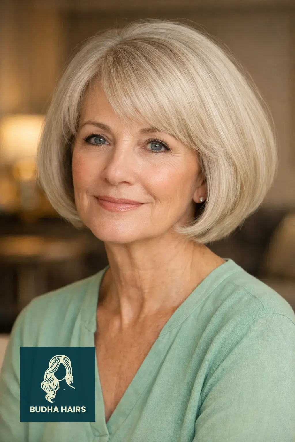 30 Flattering Bobs for Thin Hair for Older Women: Volume & Style 9 Rounded "C-Shape" Bob