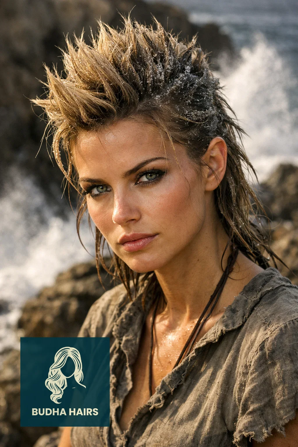 50 Pirate Hairstyles for Women - Rugged & Romantic Looks 27 Salt-Crusted Faux Hawk