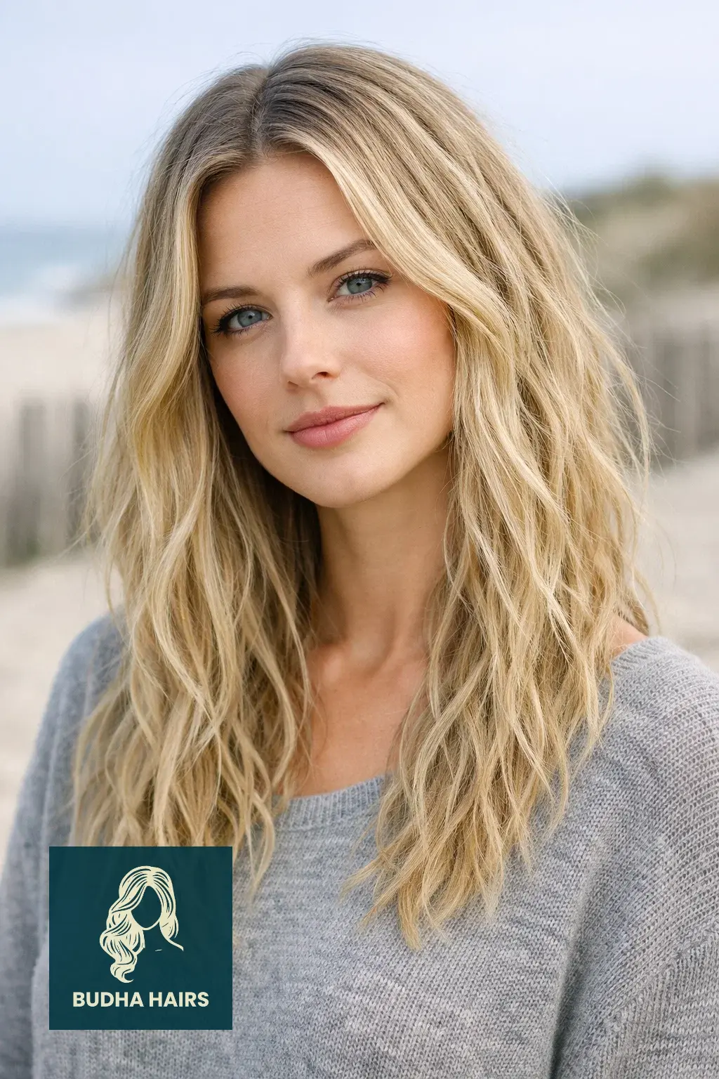 25 Best Long Thin Hair Hairstyles for Maximum Volume & Length 19 "Scandi" Waves (Crimped Texture)