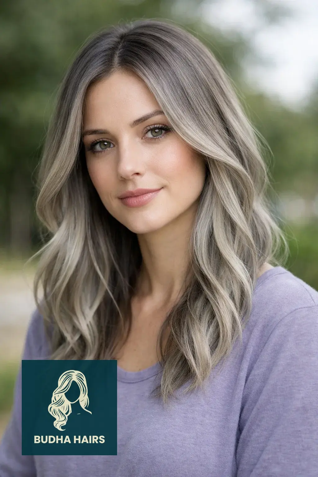 25 Ash Blonde Balayage Hairstyles That Look Expensive and Chic 9 Seamless Grey-Ash Color Melt