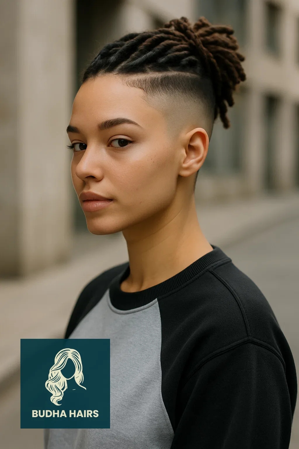 40 Edgy & Elegant Locs with Undercut Women Styles 7 Shaved Sides with Locs and Fade