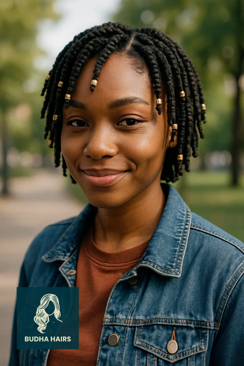 Short Crochet Twist Hairstyles: 35 Trendy Protective Looks 26 Short Crochet Twists with Beads