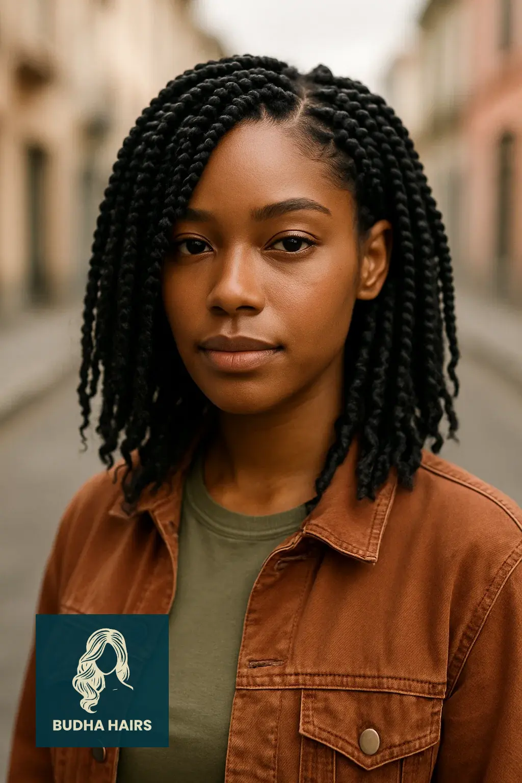 Short Crochet Twist Hairstyles: 35 Trendy Protective Looks 35 Short Crochet Twists with Faux Loc Tips