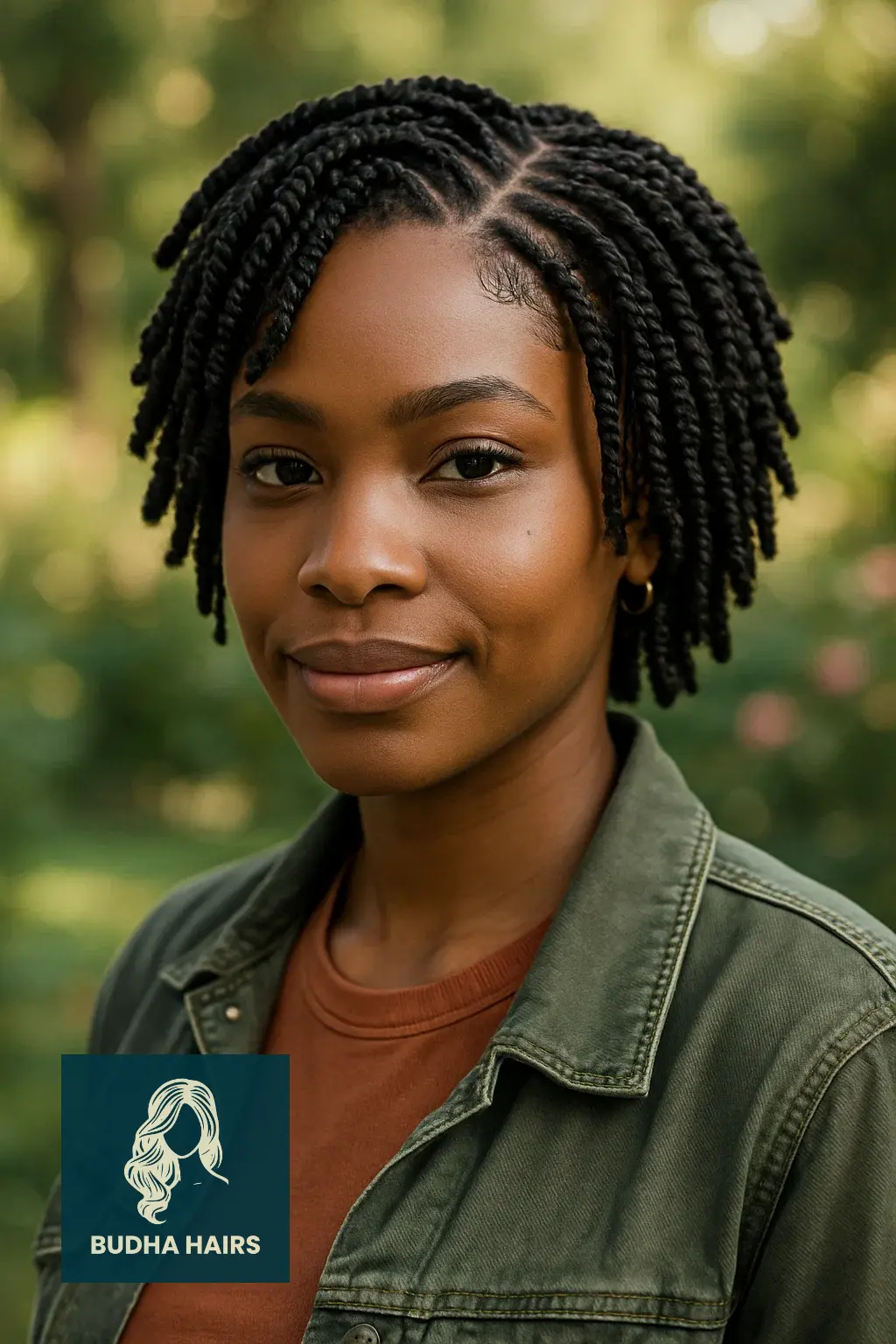 Short Crochet Twist Hairstyles: 35 Trendy Protective Looks 34 Short Crochet Twists with Micro Twists