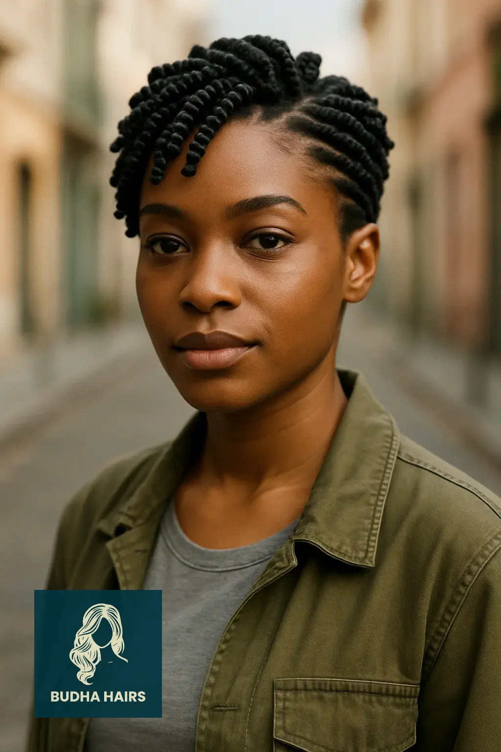 Short Crochet Twist Hairstyles: 35 Trendy Protective Looks 31 Short Crochet Twists with Tapered Sides