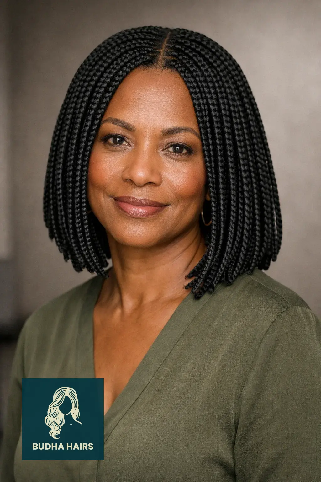 25 Stunning Braids for Older Black Women Over 50 (2026 Guide) 3 Shoulder-Length Bob Box Braids