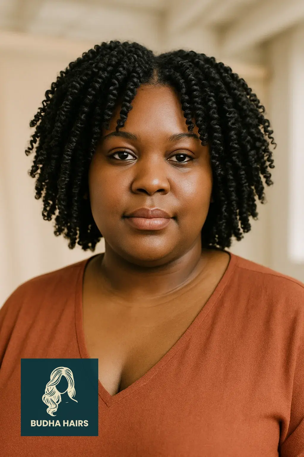 Plus Size Hairstyles for Black Women: 30 Stunning Styles 3 Shoulder-Length Twist-Out With Defined Curls