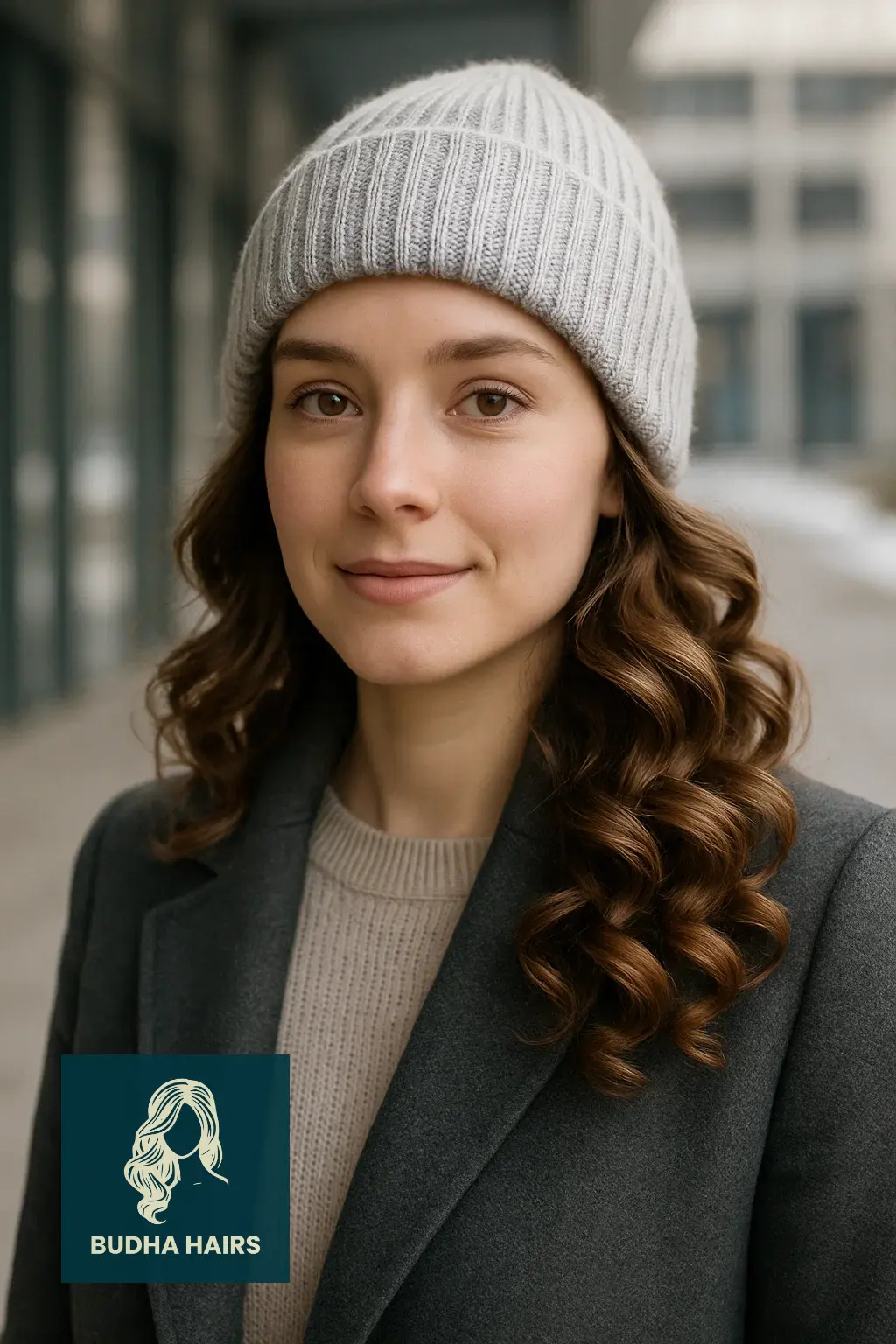 35 Best Hat Hairstyles for Work to Stay Polished & Professional 6 Side-Swept Curls Under a Winter Beanie