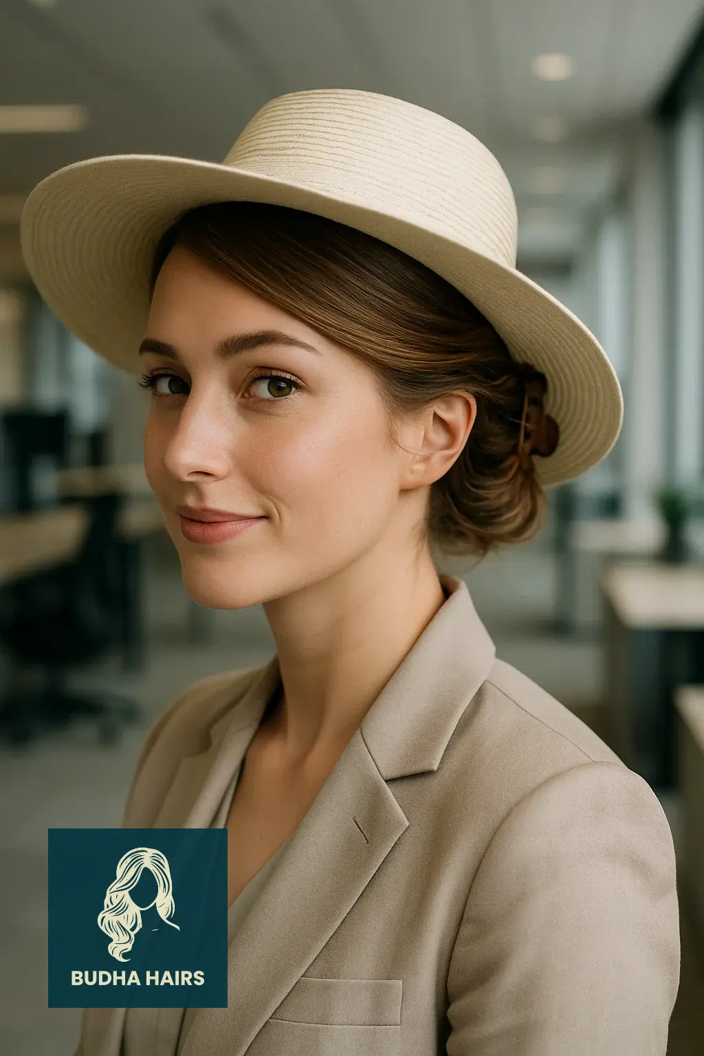 35 Best Hat Hairstyles for Work to Stay Polished & Professional 20 Simple Claw-Clip Updo That Works with Hats