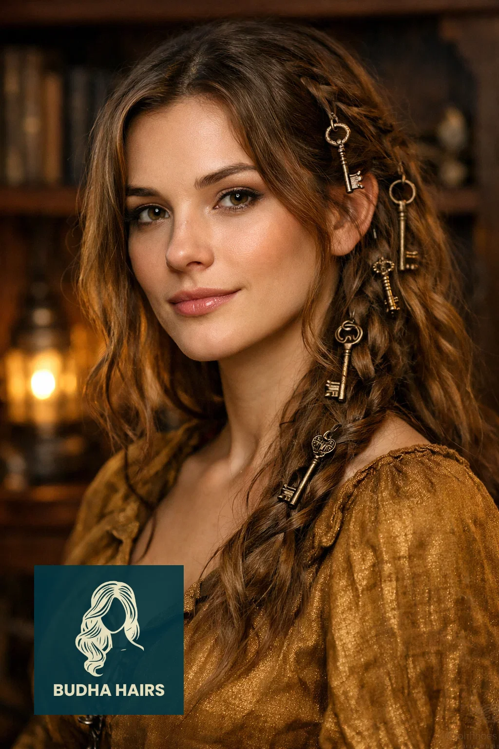 50 Pirate Hairstyles for Women - Rugged & Romantic Looks 35 Skeleton Key Accessories