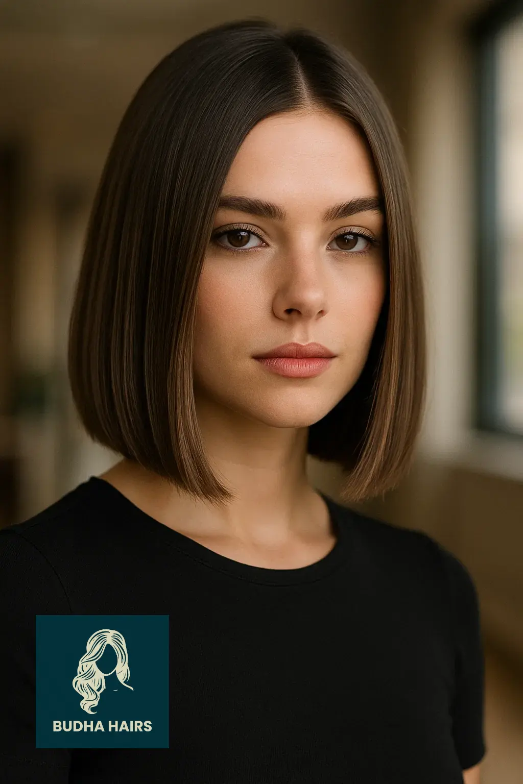 Best Lob Hairstyles for Thick Hair: 30 Stunning Ideas 1 Sleek Blunt Lob for Thick Hair