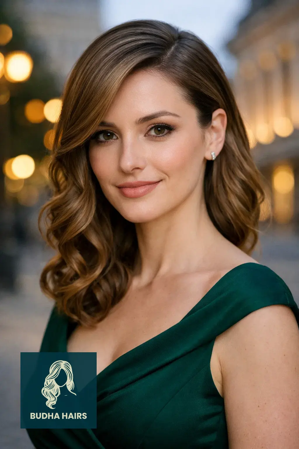 30 Best Formal Hairstyles for Thin Hair for Weddings & Galas 3 Sleek Side-Swept Curls