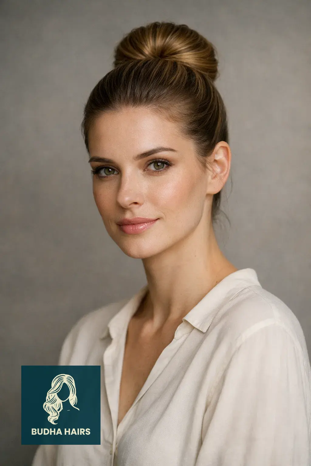 30 Simple yet Volumizing Hairstyles for Thin Hair 14 Slicked Back Bun