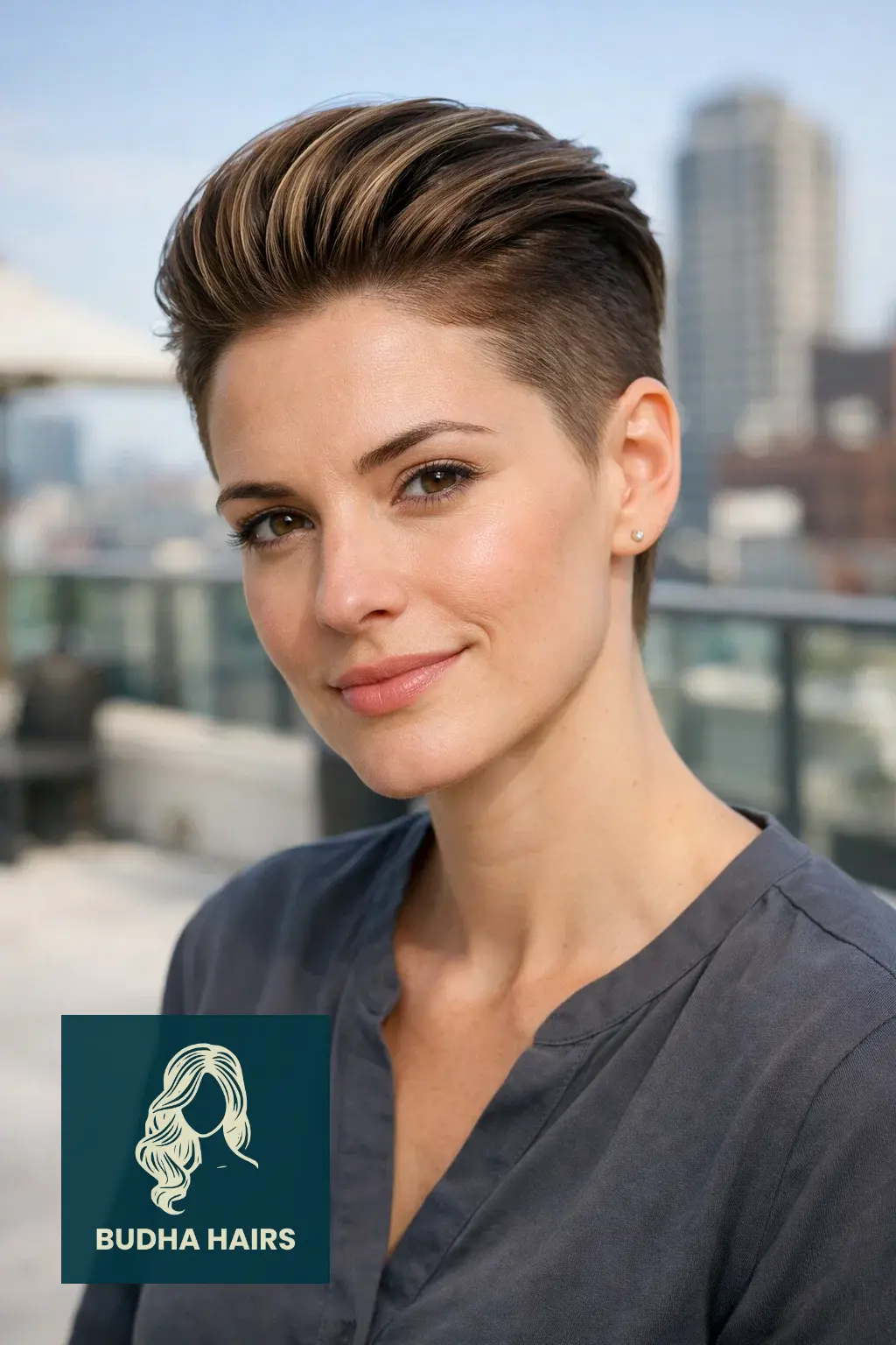 35 Short Hairstyles for Thin Hair to Look Fuller and Thicker 26 Slicked-Back Undercut Pixie