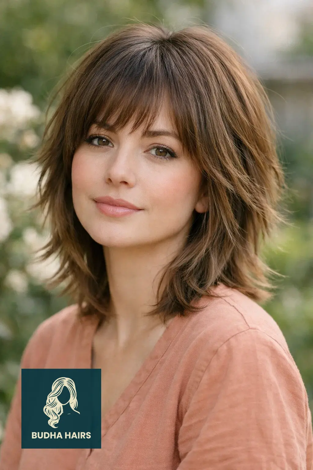 30 Best Shaggy Bob Hairstyles for Fine Hair and Round Faces 14 Soft Shag with Feathered Ends