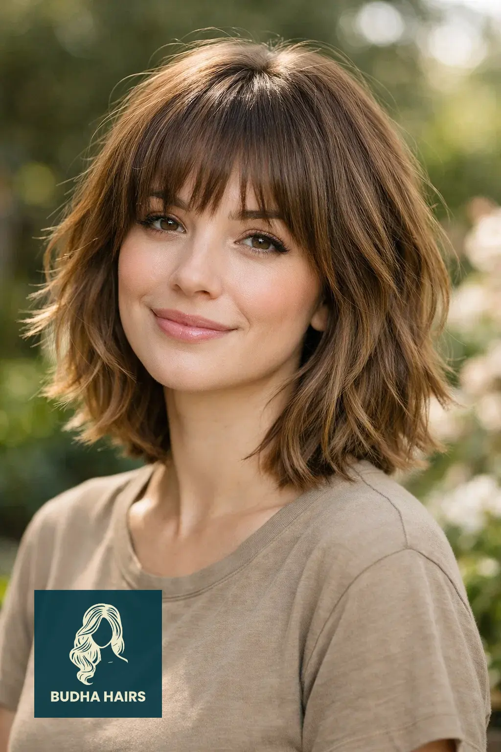 30 Best Shaggy Bob Hairstyles for Fine Hair and Round Faces 29 Soft Wavy Shag with Blunt Ends