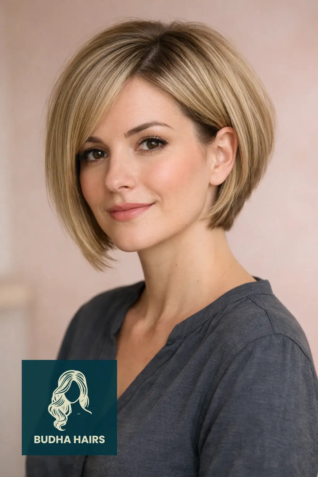 35 Short Hairstyles for Thin Hair to Look Fuller and Thicker 6 Stacked Graduated Bob