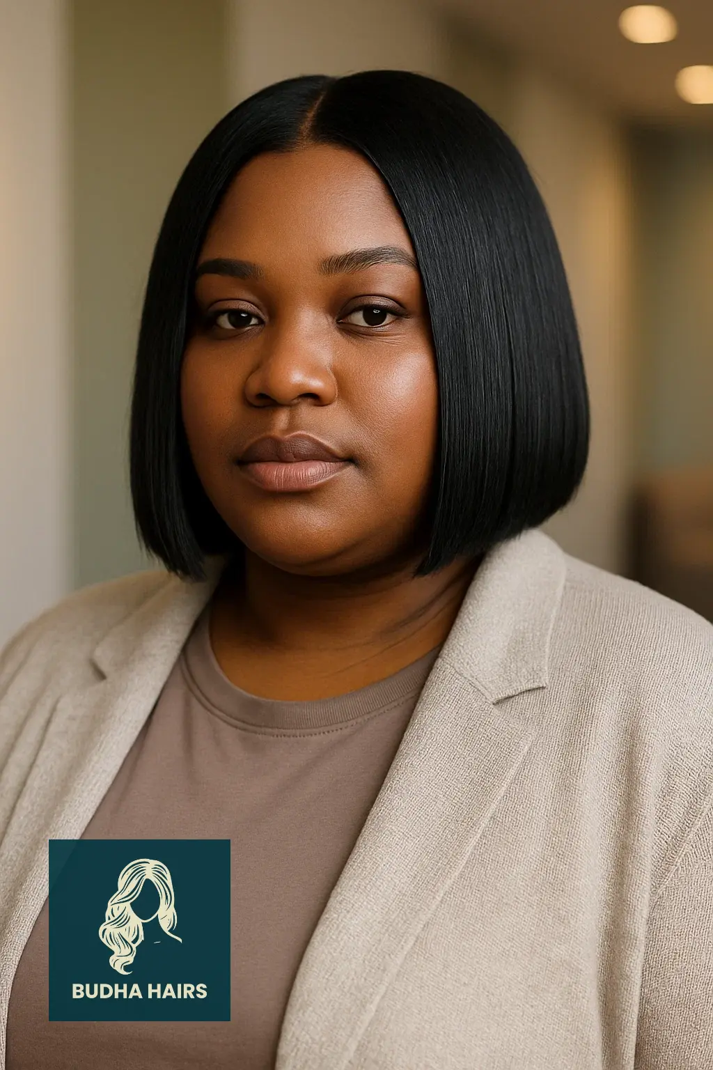 Plus Size Hairstyles for Black Women: 30 Stunning Styles 18 Straight Bob With Blunt Ends