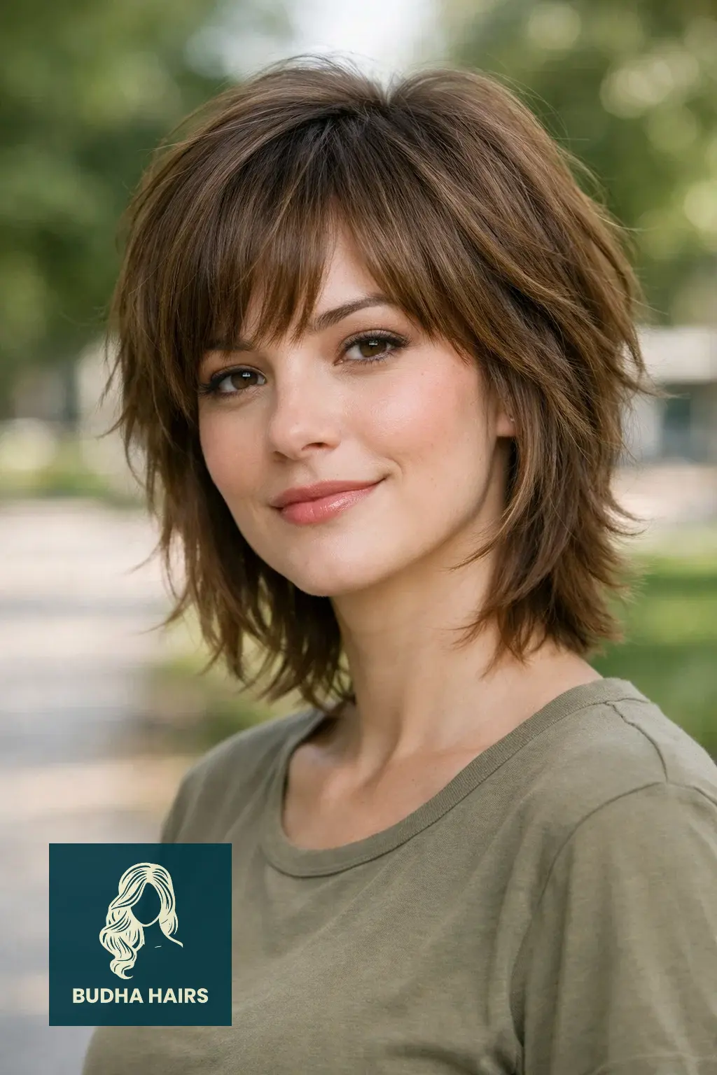 30 Best Shaggy Bob Hairstyles for Fine Hair and Round Faces 20 Tapered Shag with Volume