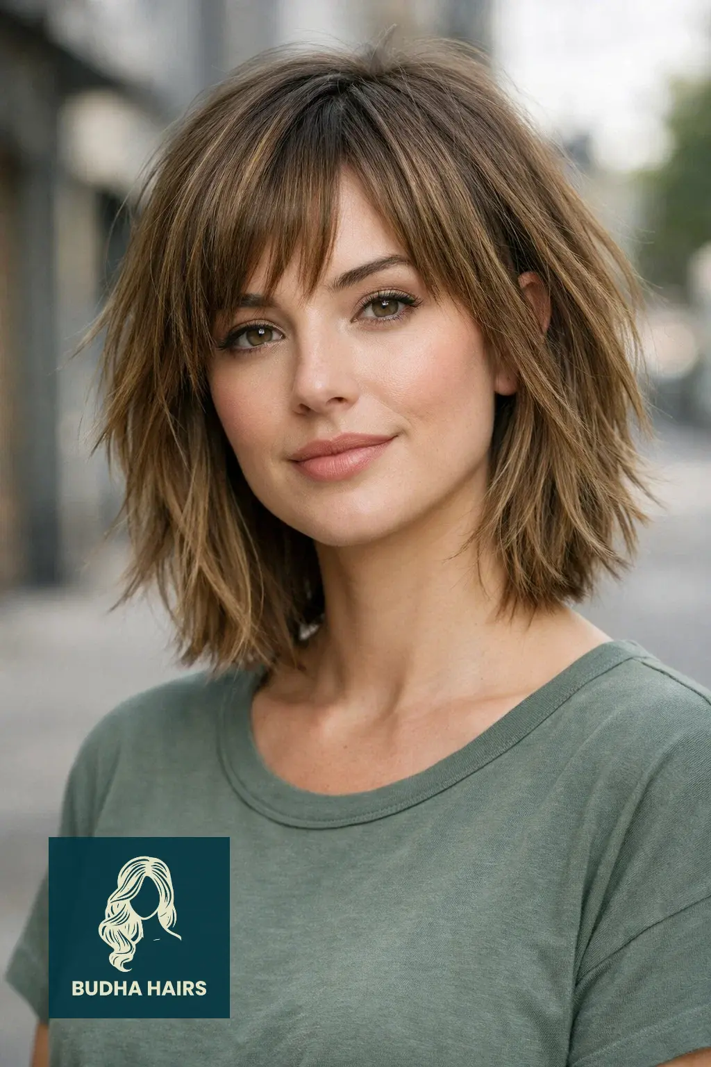 30 Best Shaggy Bob Hairstyles for Fine Hair and Round Faces 23 Textured A-Line Shag