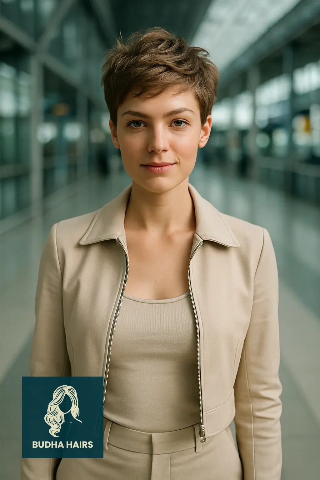 30 Airport Hairstyles for Short Hair: Easy Travel Looks 10 Textured Pixie Tousle for Jet Setter Vibes