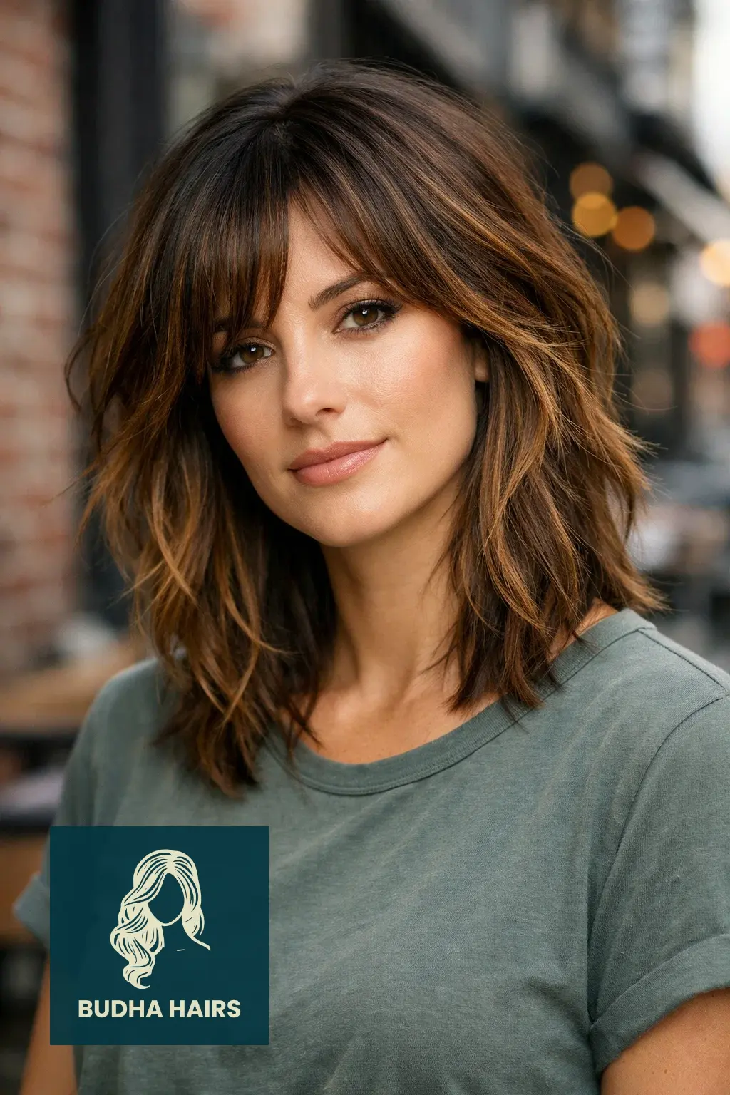 20 Stunning Dark Caramel Balayage Ideas for Brunettes (2026) 7 Textured Shag With Rich Tones