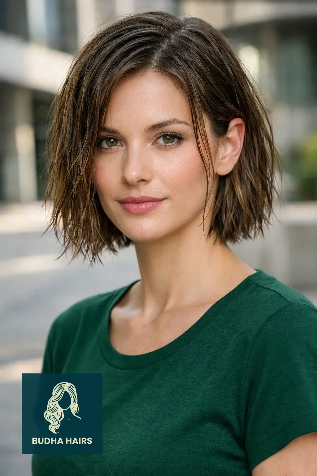25 Best Short Bob Hairstyles for Thin Fine Hair for Instant Volume 8 Textured "Wet Look" Bob