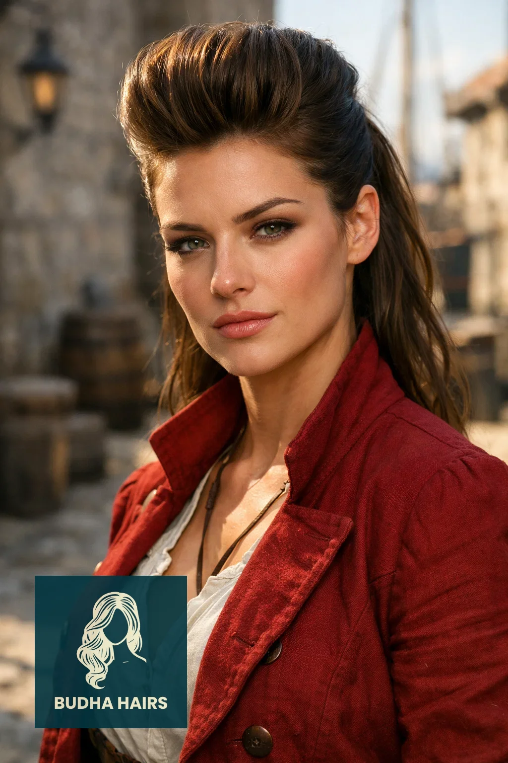 50 Pirate Hairstyles for Women - Rugged & Romantic Looks 46 The "Anne Bonny" Pompadour