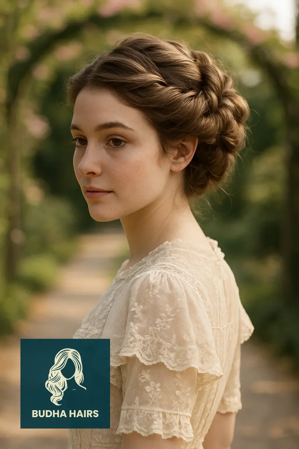30 Elegant Victorian Hairstyles & Historical Updo Ideas 13 The Artful Loose Braid Updo (Late Victorian)