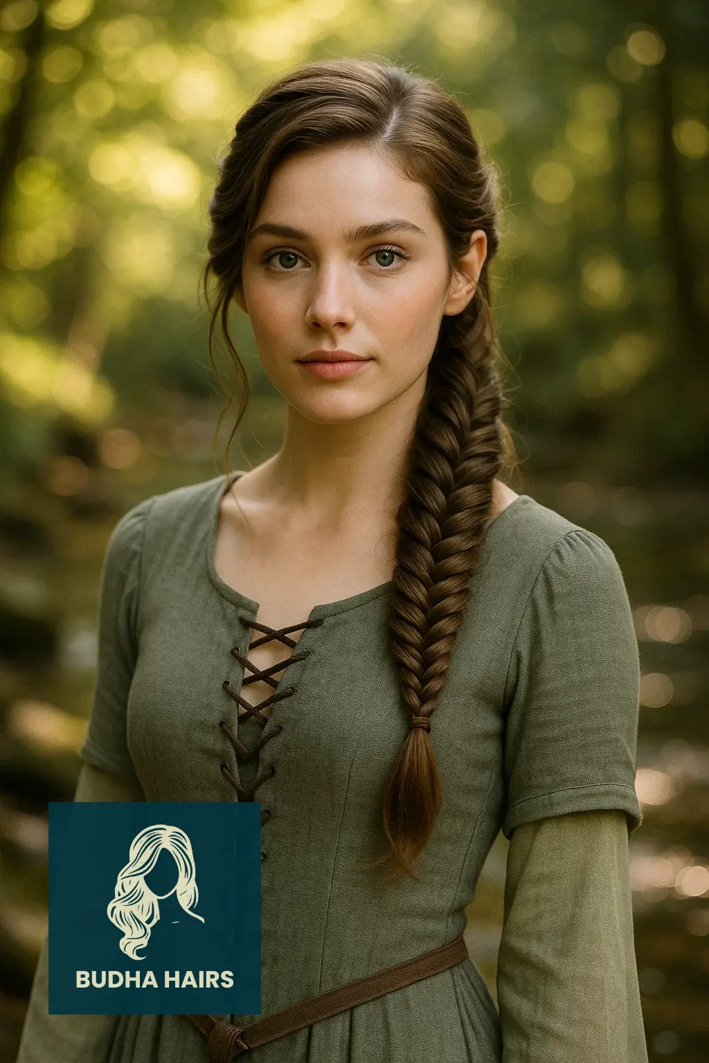 30 Ethereal Elf Hairstyles for a Fantasy Look 11 The Asymmetrical Side Fishtail Braid