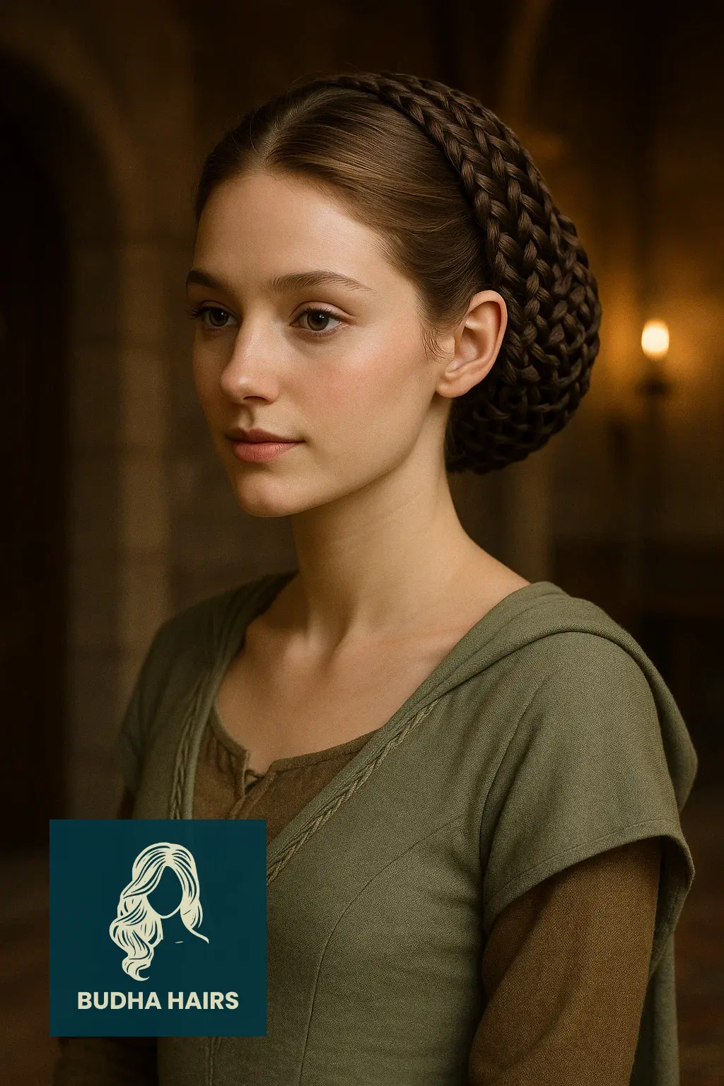 30 Ethereal Elf Hairstyles for a Fantasy Look 29 The Braided Hair Net (Snood Style)