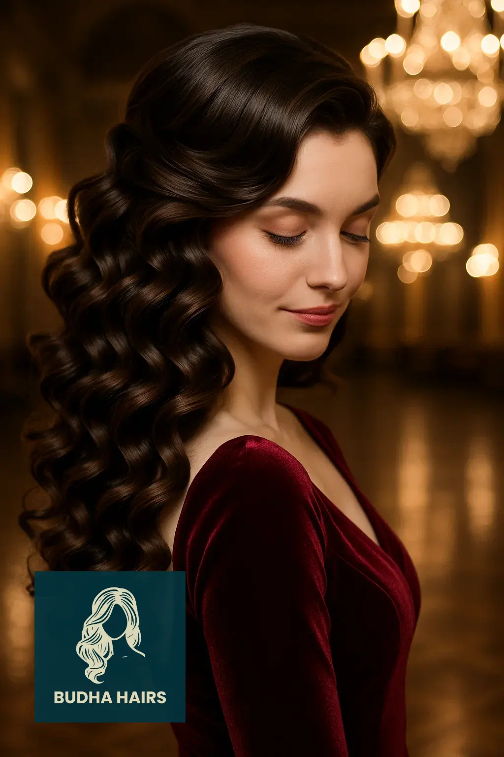 30 Elegant Victorian Hairstyles & Historical Updo Ideas 7 The Cascade of Curls (Evening Wear)