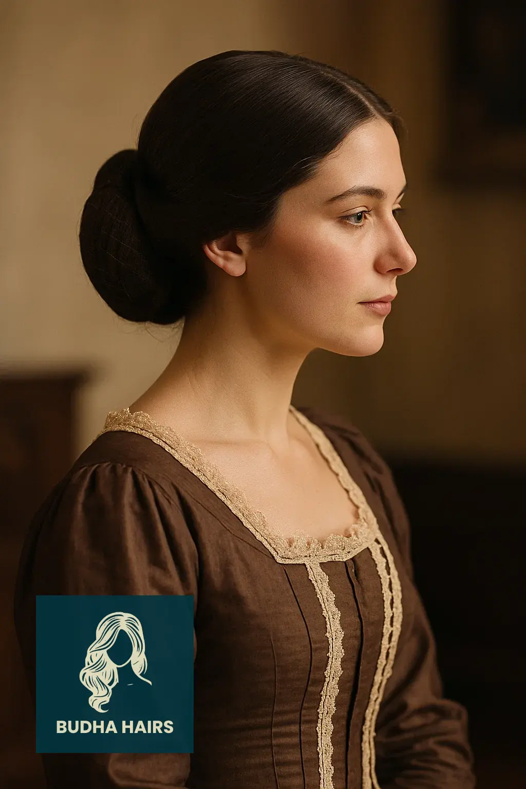 30 Elegant Victorian Hairstyles & Historical Updo Ideas 3 The Chignon with Hair Net (1860s)